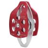 Vomeko Fixed Plate Micro Pulley, Outdoor Survival Pulley - Sideplate Double Sheave Pulley for Climbing and Rescue Equipment view 1