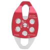 Vomeko Fixed Plate Micro Pulley, Outdoor Survival Pulley - Sideplate Double Sheave Pulley for Climbing and Rescue Equipment view 2