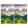 Cornhole Board Wraps Hills Cornhole Skins for Boards,3ft x 2ft Skin Decal Vinyl Wrap for Cornhole Game Board Bag Toss (2xpcs.) view 1
