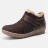 Ladmiple Winter Boots For Women 2024 Trendy Women's Slip On Winter Boots Warm Snow Ankle Booties Fashion Fur Lined Thickening Outdoor Comfortable Walking Shoes Sneakers view 4