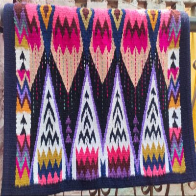 EQUIGEAR Horse Western Ranch Saddle pad/New Zealand Wool Western Saddle Blanket Top Wool Pad Sensor Flex (Customization Available) Q5 (34x40)
