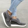 Fuzzy Boots Pink Women's High-top Winter Snow Boots Slip on Warm Comfortable Outdoor Fur Lined Ankle Booties Thickening Walking Shoes for Women view 4