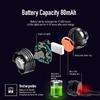 2 Pcs Rechargable Metal Red Headlights for Shoes, Outdoor Waterproof LED Flashlight , Clip on Crock Light Attachment Charm, Accessories for Camping, Cycling, Walking, 3 Light Modes, Last 72 Hour view 2