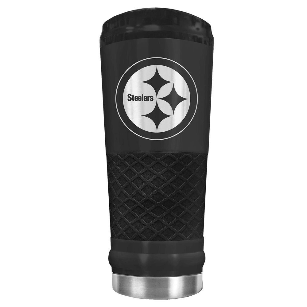 Great American Products Black Pittsburgh Steelers 24oz Stealth Matte Tumbler