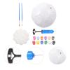 BESPORTBLE DIY 3D Soccer Ball Painting Kit 7pcs Unfinished Blank Footballs for Boys and Girls Adults Soccer Ball Coloring Book view 2