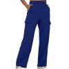 XUNRYAN Cargo Pants Womens Sweatpants Casual Baggy Fleece High Waisted Joggers Athletic Workout Pants Activewear Winter Fall view 1