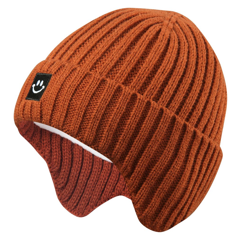 Beanie for Babies 6-12 Months,12-36 Months Dark Orange