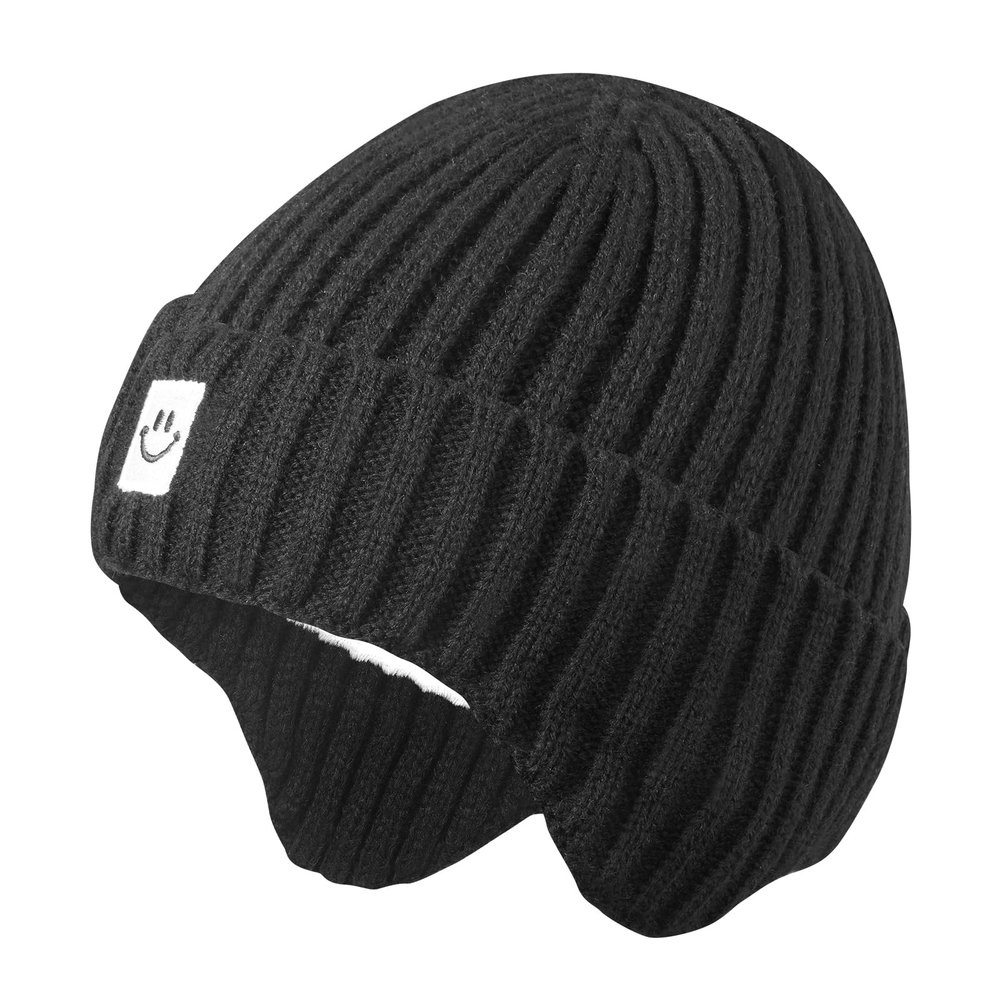 Toddler Beanie Hat 6-12 Months,12-36 Months Black