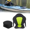 Aymzbd Kayak Padded Seat Canoe Seat Boat Seat Cushioned Adjustable for Rafting Drifting Inflatable Paddleboard, Green with Bag view 2