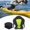 Aymzbd Kayak Padded Seat Canoe Seat Boat Seat Cushioned Adjustable for Rafting Drifting Inflatable Paddleboard, Green with Bag view 3