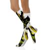 Cioroper Frogging and Leaves Frog Women Socks Knee High Women Socks Crew Soft Socks,Sports Socks Running Athletic Socks for Women men20inchGreen view 1