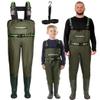 DaddyGoFish Chest Waders for Kids and Adults, Fishing and Hunting Waders with a Pocket and a Wader Hanger view 1