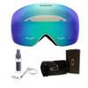 Oakley Flight Deck L OO7050 Matte White w/Prizm Argon Ski Goggles For Men For Women + Bundle Accessory Leash Kit, Microfiber Pouch view 2
