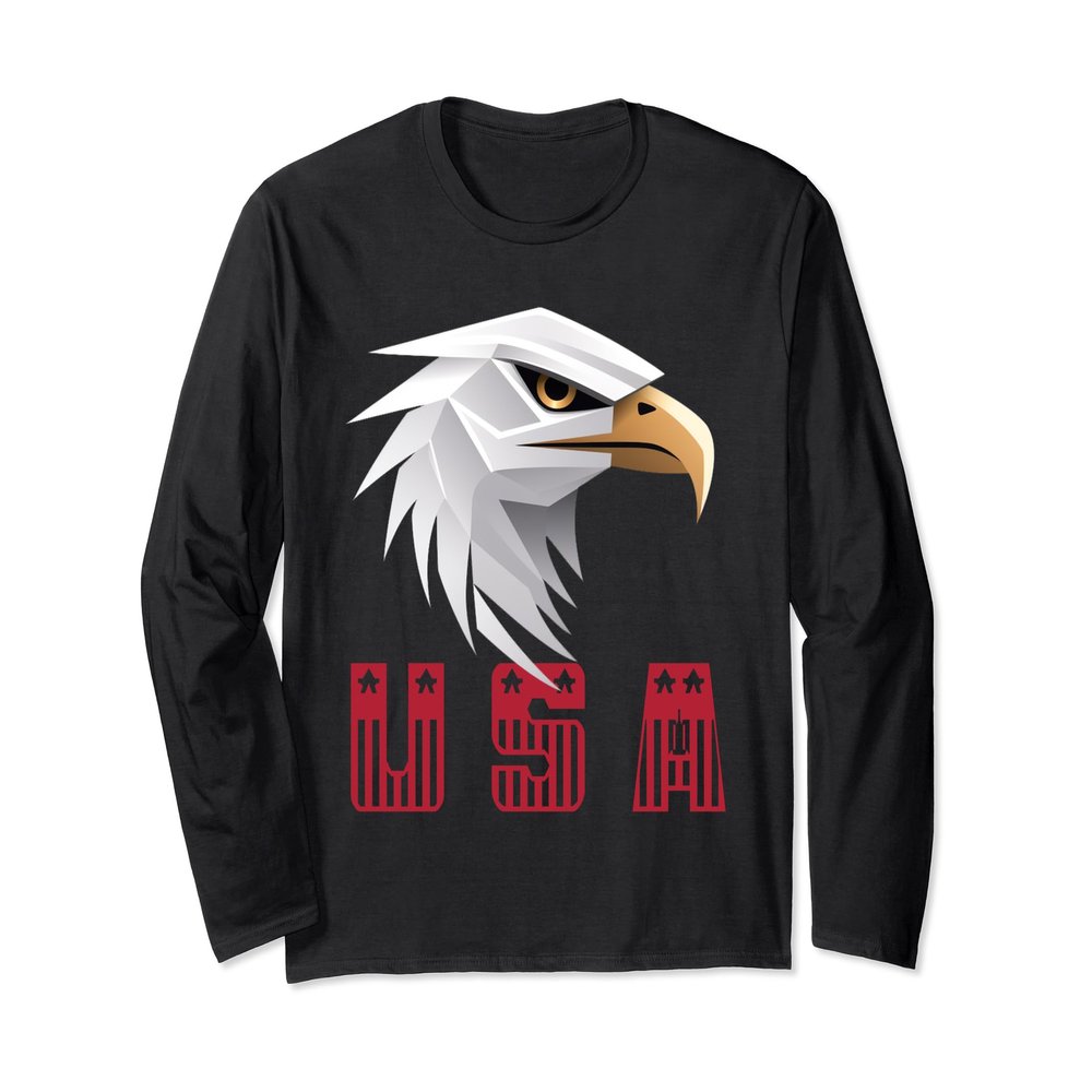 Symbol of Freedom: American Eagle Long Sleeve T-Shirt