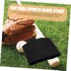 VANZACK 3pcs Elastic Baseball Glove Strap Softball Fixing Band Breathable Material for Optimal Shape Retention and Catching Skills Fits Gloves Black view 4