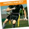 INOOMP 2pcs Football Waist Flag Belt Rugby Waist Flag for Multi-use Football Equipment for Family Fun Easy to Use Ages view 4