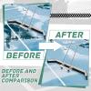 Leyndo 1 Pcs Tennis Court Squeegee 54 inches Floor Broom Commercial with Handle and Wheels Professional Water Remover Stainless Steel Sport Court Accessories, Silver view 4