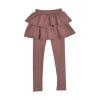 Dkygxwt Kids Girls Leggings Tutu Skirt Pants Cotton Footless Tights 2 12 Years Regular Solid Skirt Pants Casual Pants(Coffee,18-24 Months) view 1