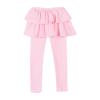 Dkygxwt Kids Girls Leggings Tutu Skirt Pants Cotton Footless Tights 2 12 Years Regular Solid Skirt Pants Casual Pants(Pink,7-8 Years) view 1