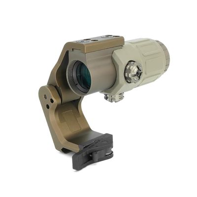 Tactical 3X Magnifier with FTC QD Mount Combo2.26" Optical Centerline HeightQuick Release & Flip-to-Center (FTC) MechanismCNC Aluminum (3X with 2.26" Mount DE)