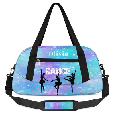 Custom Kids Duffel Overnight Bag Personalized Dance Bag Travel Duffel Bag for Girls Boys Customized Kids Gifts- Ballet dance 7