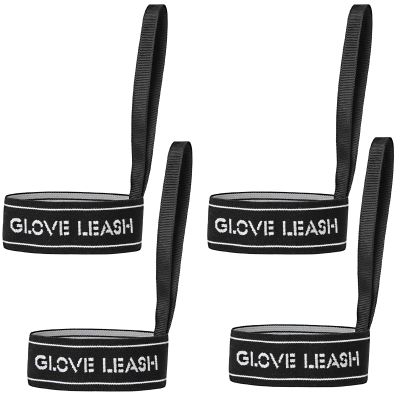 Aolamegs 2 Pairs Men's Ski Glove Leash, Durable Ski Glove Wrist Straps, Elastic Glove Straps for Skiing, Perfect Mountaineering & Ski Accessories for Hanging Gloves (Size 8-11)