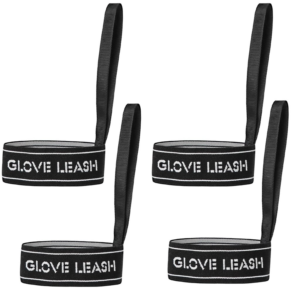 Aolamegs 2 Pairs Men's Ski Glove Leash, Durable Ski Glove Wrist Straps, Elastic Glove Straps for Skiing, Perfect Mountaineering & Ski Accessories for Hanging Gloves (Size 8-11)