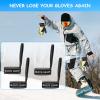 Aolamegs 2 Pairs Men's Ski Glove Leash, Durable Ski Glove Wrist Straps, Elastic Glove Straps for Skiing, Perfect Mountaineering & Ski Accessories for Hanging Gloves (Size 8-11) view 2