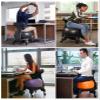 Ergonomic Balance Ball Chair for Home and Office Desk, Premium Exercise Ball Stability Yoga Ball Posture Chair, Includes Anti-Burst Ball and Air Pump view 4