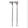 LEKI Airfoil 3D Lightweight Aluminum Ski Poles for Alpine Skiing - Black-Dark Anthracite-Bright Red - 135 cm view 1
