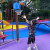 AOKLEY Portable Shoot at The Basket Frame Outdoor Wall Mounted Basketball Frame, Foldable Net Pocket Hoop, Indoor Home Mobile Basketball Rack view 3