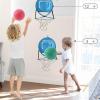 AOKLEY Portable Shoot at The Basket Frame Outdoor Wall Mounted Basketball Frame, Foldable Net Pocket Hoop, Indoor Home Mobile Basketball Rack view 4