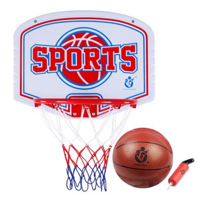 AOKLEY Portable Shoot at The Basket Frame Hanging Basketball Board, Indoor and Outdoor Portable Basketball Rack, Rebound Sports Basketball