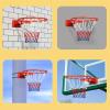 AOKLEY Portable Shoot at The Basket Frame Portable Basket Basketball Frame, Wall Mounted Standard Basketball Rack, Outdoor Indoor and Outdoor Hoop Punching view 3
