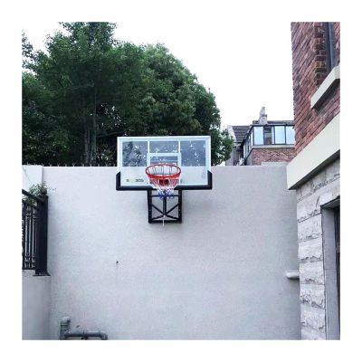 AOKLEY Portable Shoot at The Basket Frame Outdoor Wall Mounted Basketball Frame, Outdoor Adult Home Basketball Basket, Home Basketball Board Basketball Rack (Color : E)