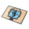 AOKLEY Portable Shoot at The Basket Frame Wall-Mounted Wooden Indoor Basketball Frame, Outdoor Basket Without Punching Basketball Frame Shooting Frame view 4