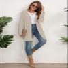Askyes Womens Cardigan Lightweight for Fall Knit Loose Button Down Cute 2025 Trendy Fashion Cardigan with Pockets,Khaki,L view 3