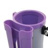 AOKID Bike Cup Holder for Shopping Carts Bicycle with Phone Mount Universal Non-Slip Drink Bikes Scooters More 3-in-1 Design Holds Water Bottles Phones Keys Purple view 2