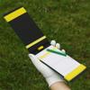 Handy Picks Leather Golf Scorecard Holder | Yardage Book Cover | Scorecard n Pencil Included | Green view 4