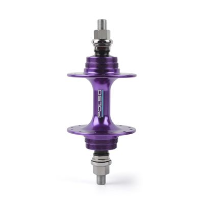 POLSO FH-001 A Single Fixie Bicycle Flower Drum Fixed Gear Bike Track Made of Alloy Material Applicable to 20/24H 32H 36H. Fixie Bike Accessories (Purple Rear 24 H)