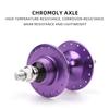 POLSO FH-001 A Single Fixie Bicycle Flower Drum Fixed Gear Bike Track Made of Alloy Material Applicable to 20/24H 32H 36H. Fixie Bike Accessories (Purple Rear 24 H) view 4