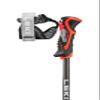 LEKI Airfoil 3D Lightweight Aluminum Ski Poles for Alpine Skiing - Black-Dark Anthracite-Bright Red - 110 cm view 2