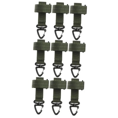 DOITOOL 9pcs Glove Holder Straps Portable Multi-purpose Camping Accessory for Gloves Keys and Gear Storage Lightweight