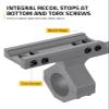CVLIFE Cantilever Scope Mounts 1 inch, Offset Dual Ring One-Piece Scope Mount, Lightweight Aluminum view 2