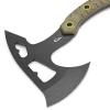 Ccanku C1392 Camping Axes,DC53 Steel Blade with Micarta Handle Chopping Axe Bushcraft Camping Axes Survival Hatchet with Kydex Sheaths for Hiking Hunting Camping Splitting Chopping Wood(Green) view 3