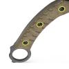 Ccanku C1392 Camping Axes,DC53 Steel Blade with Micarta Handle Chopping Axe Bushcraft Camping Axes Survival Hatchet with Kydex Sheaths for Hiking Hunting Camping Splitting Chopping Wood(Green) view 4