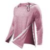 Post Shoulder Surgery Shirts for Men Tearaway Recovery Long Sleeve Shirt Women Full Open Side Snap Chemo Dialysis Adaptive Clothing Red L view 1