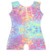 EQSJIU Leotard for Girls Dance Rainbow Lumpy Gymnastics Tumbling Dance Outfit Clothes Little Kids Gymnastics Clothing for Girl 7-8 Years view 1