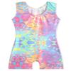 EQSJIU Leotard for Girls Dance Rainbow Lumpy Gymnastics Tumbling Dance Outfit Clothes Little Kids Gymnastics Clothing for Girl 7-8 Years view 2