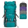 4Monster Portable Hiking Backpack,Lightweight Packable Hiking Daypack,Water Resistant Carry on Backpack for Travel Camping Outdoor (32L, Green)